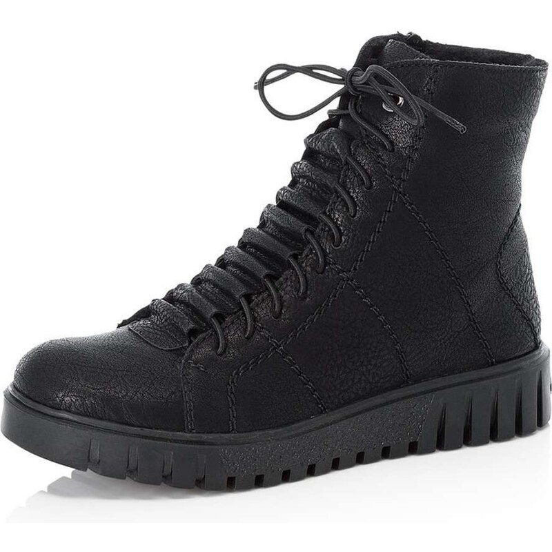 Dámska členková obuv RIEKER Y3420-00 čierna W5 47931993