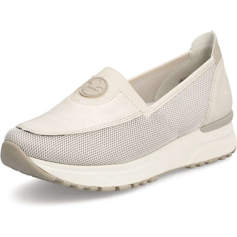 Dámske mokasíny RIEKER N7457-60 béžová S4 48764209