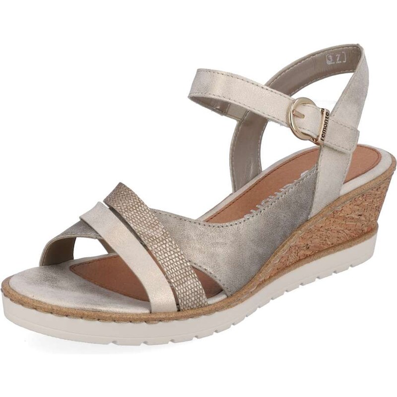 RIEKER Dámske sandále REMONTE R6263-60 béžová S4 55393468