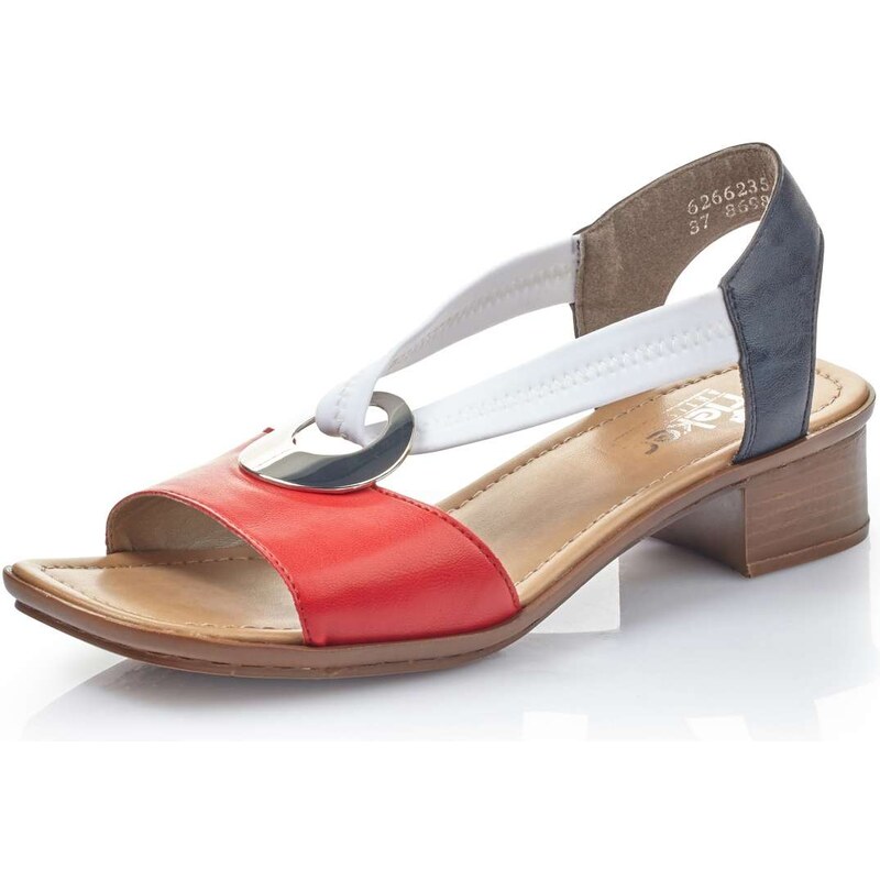 Dámske sandále RIEKER 62662-35 červená S4 15563647