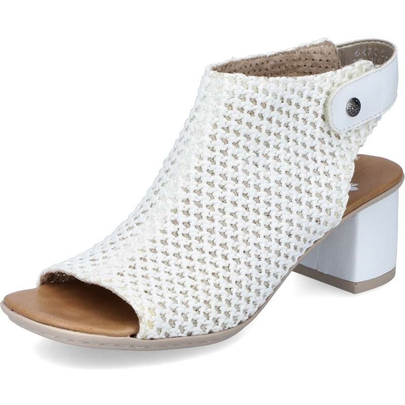 E-shop Dámske sandále RIEKER 64772-80 biela S4