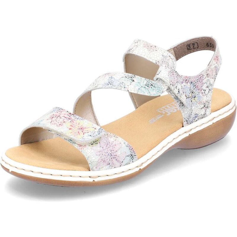 Dámske sandále RIEKER 659C7-91 modrá S4 37971174