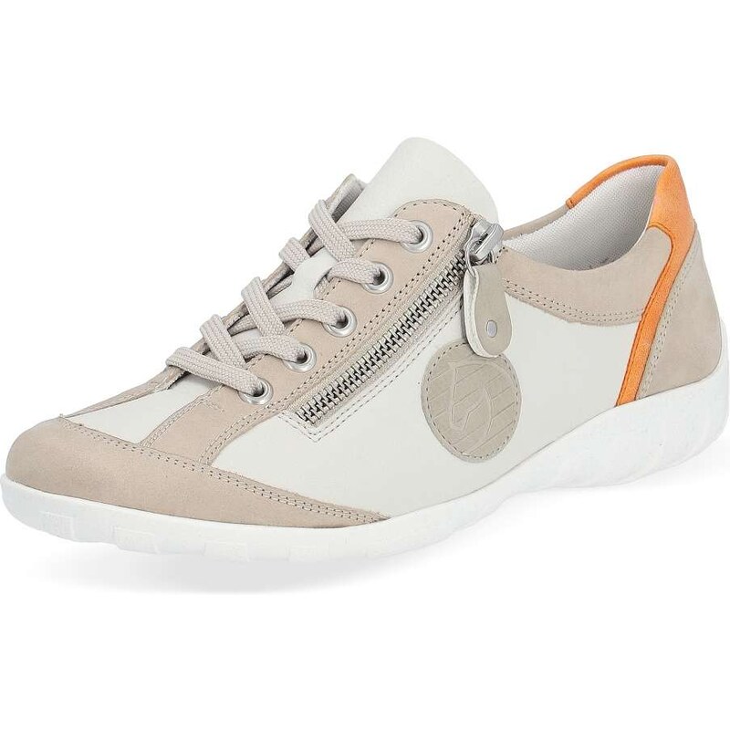 RIEKER Dámske tenisky REMONTE R3408-80 béžová S4 48764336