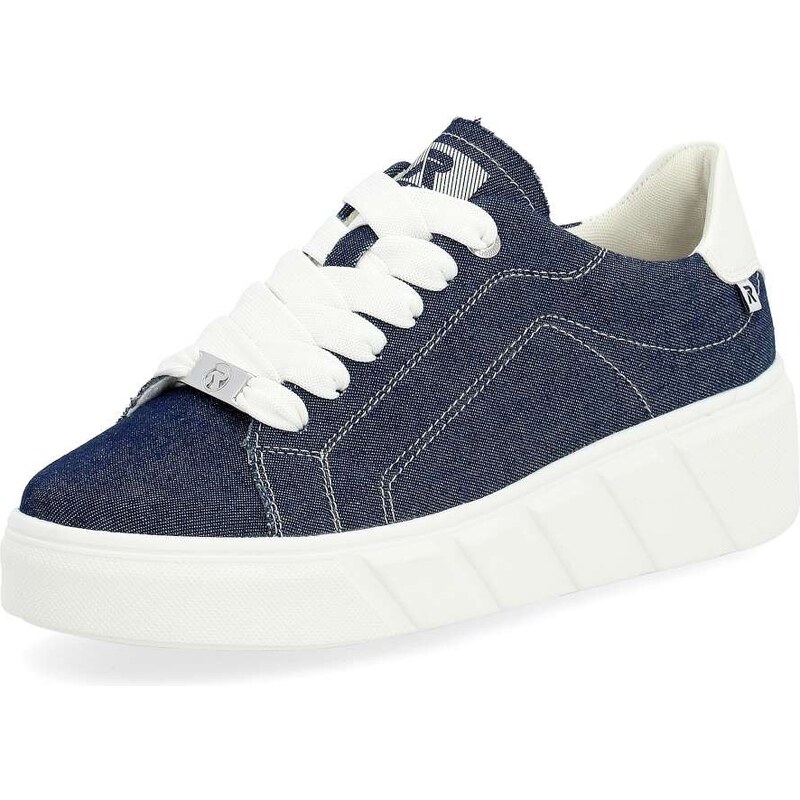 Dámske tenisky RIEKER REVOLUTION W0501-14 modrá S4 48764436