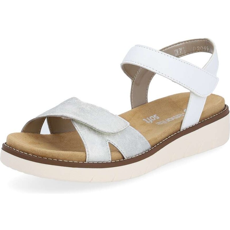 RIEKER Dámske sandále REMONTE D2049-82 biela S4 48898312