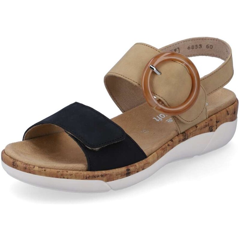 RIEKER Dámske sandále REMONTE R6853-60 béžová S6 39266284