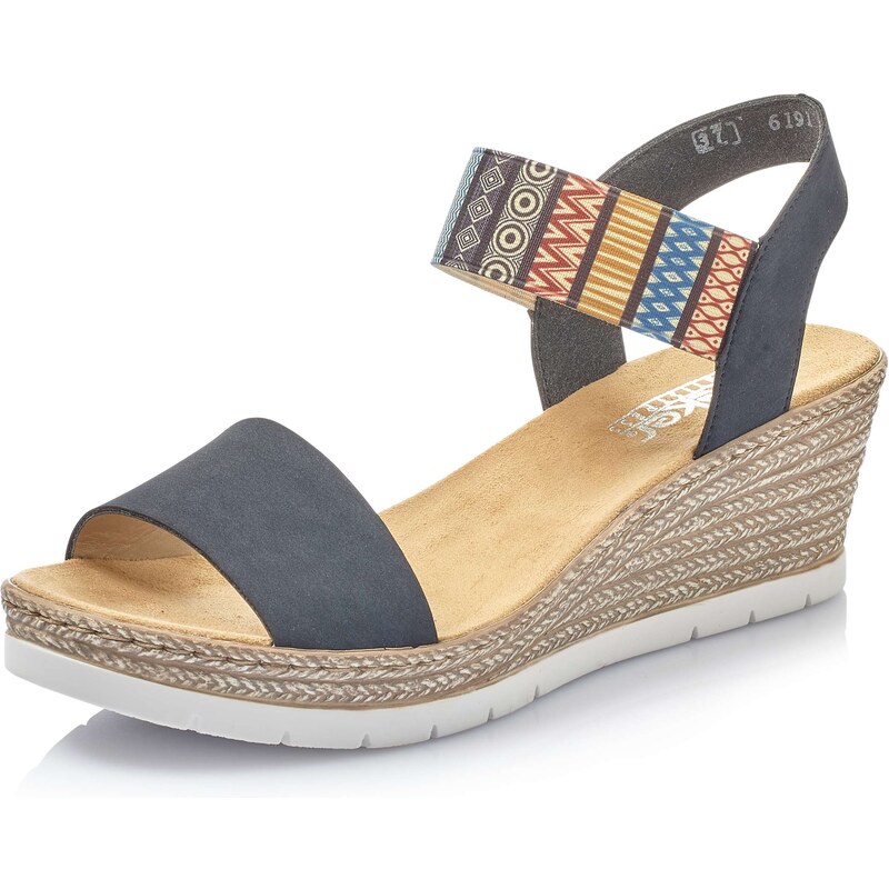 E-shop Dámske sandále RIEKER 61910-14 modrá S4
