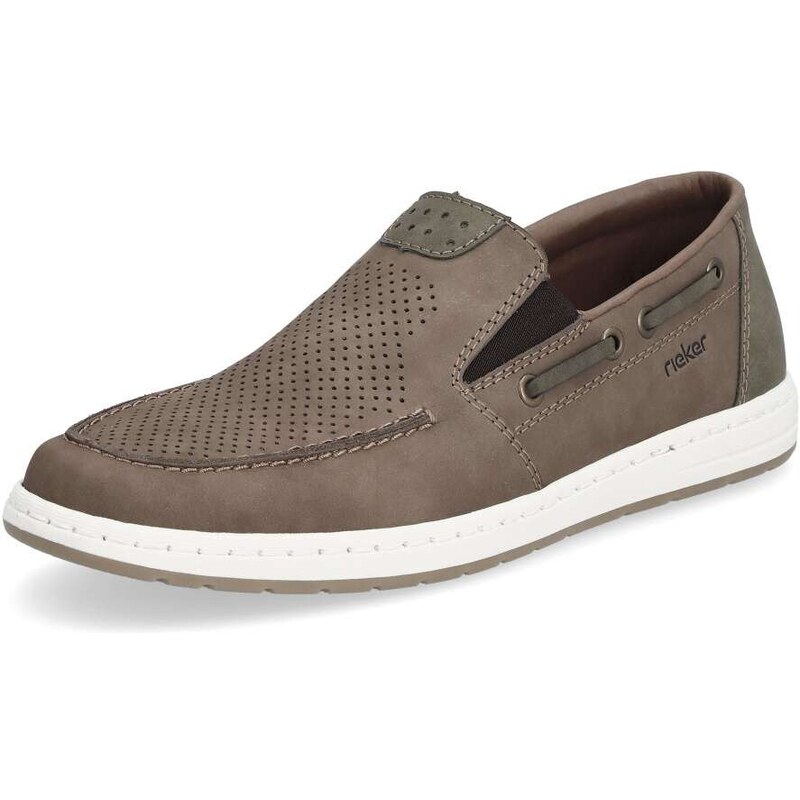 Pánske mokasíny RIEKER 18266-26 hnedá S4 49189821