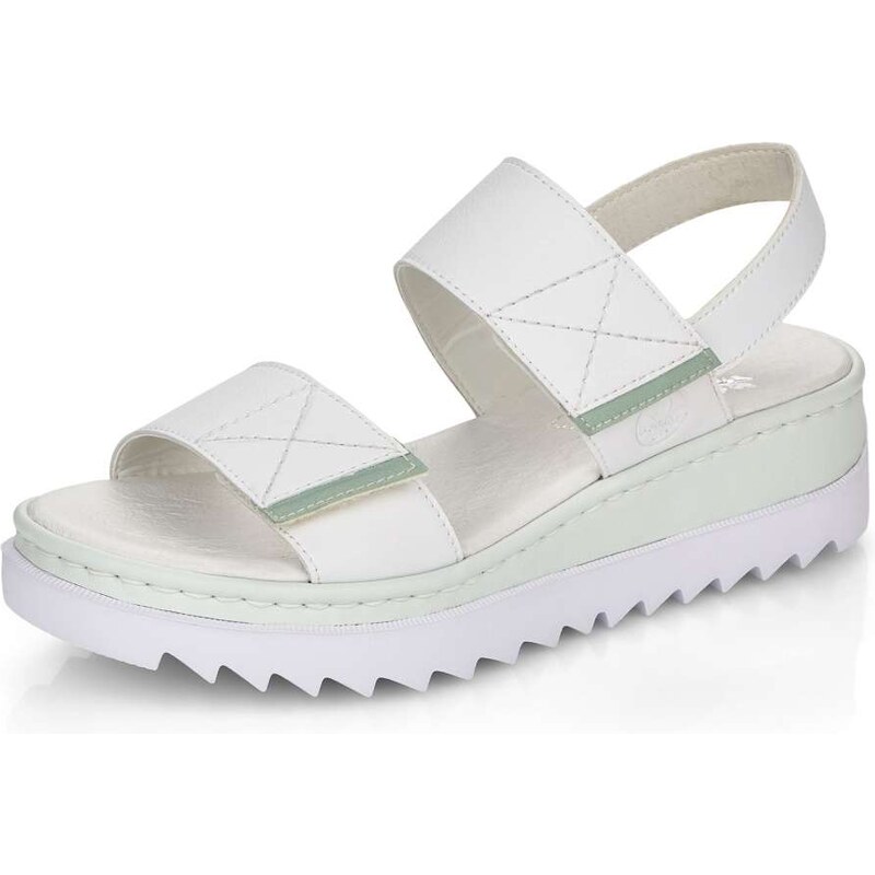 E-shop Dámske sandále RIEKER V4475-80 biela S6