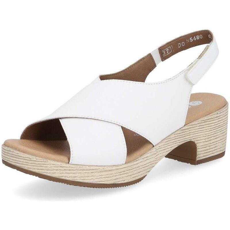 RIEKER Dámske sandále REMONTE D0N54-80 biela S4 49218811