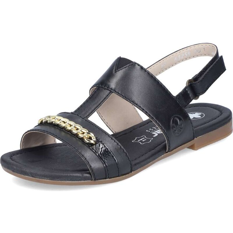 E-shop Dámske sandále RIEKER 65258-00 čierna S4