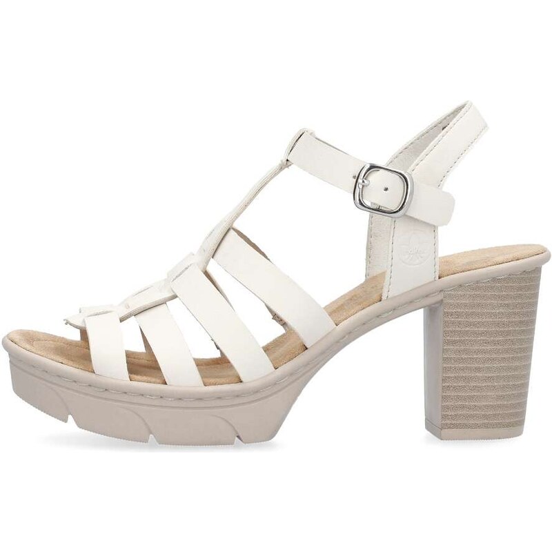 Dámske sandále RIEKER 67500-60 béžová S4
