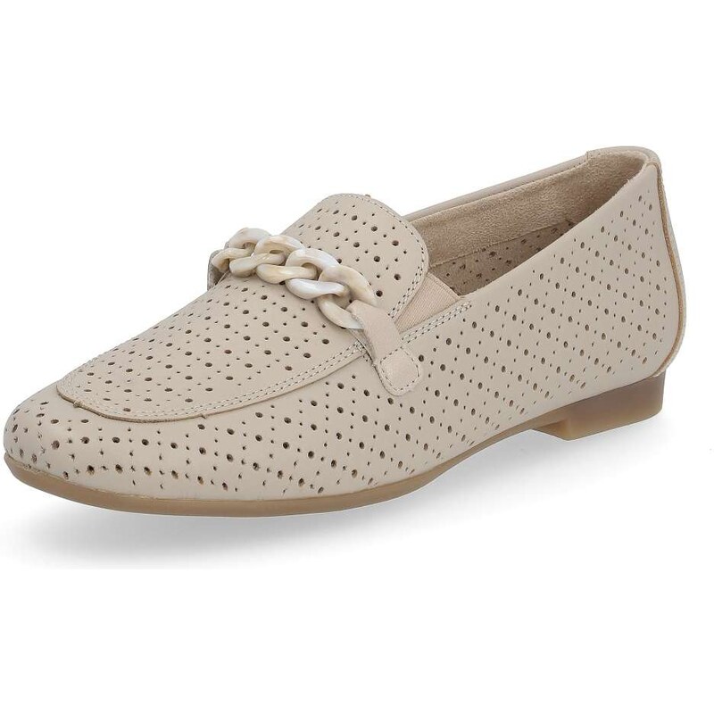 RIEKER Dámske mokasíny REMONTE D0K05-60 béžová S4 49423632