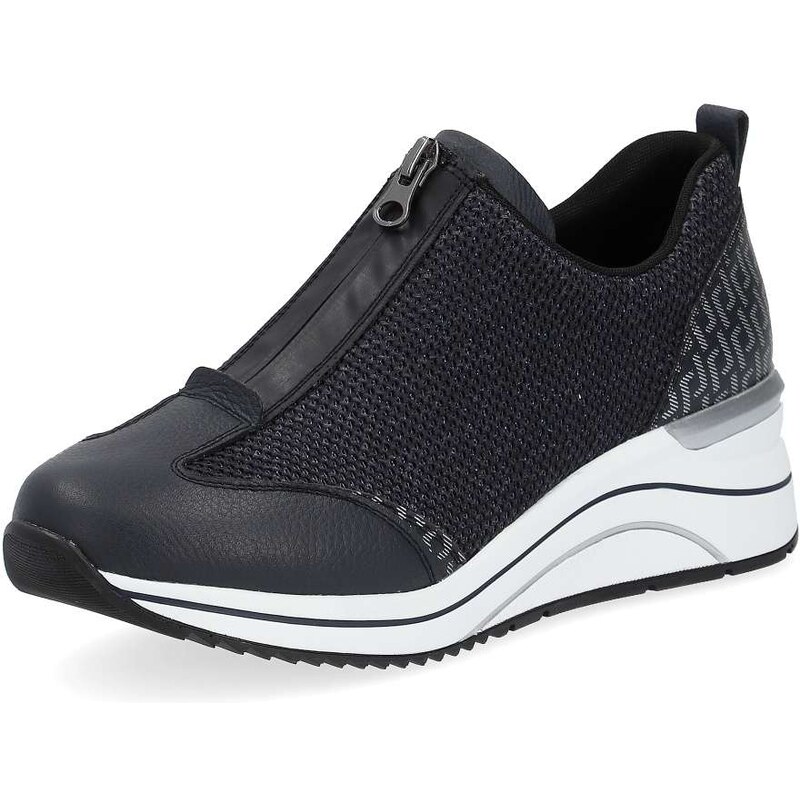 RIEKER Dámske tenisky REMONTE D0T07-14 modrá S4 49363510