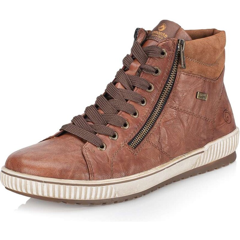 RIEKER Dámska členková obuv REMONTE D0772-22 hnedá W5 34055249