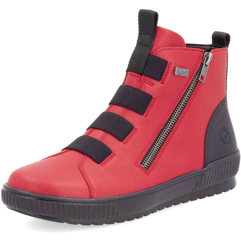 RIEKER Dámska členková obuv REMONTE D0779-33 červená W4 55294023