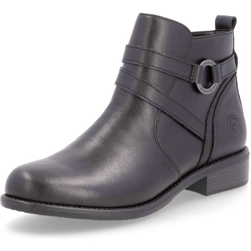 RIEKER Dámska členková obuv REMONTE D0F77-00 čierna W5 55294026