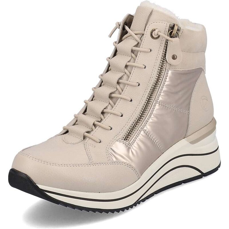 RIEKER Dámska členková obuv REMONTE D0T72-60 béžová W5 45009282