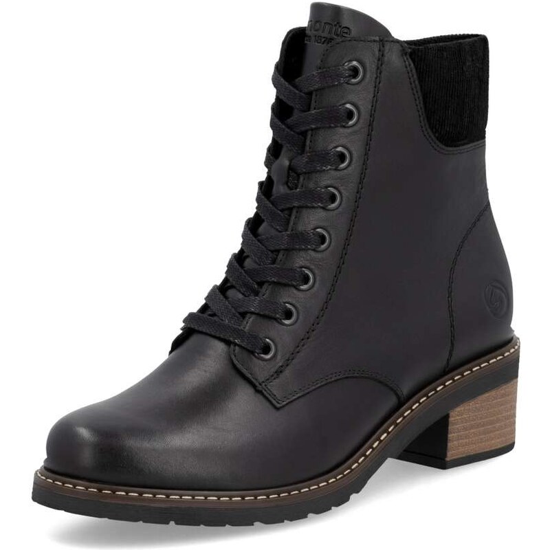 RIEKER Dámska členková obuv REMONTE D1A70-00 čierna W4 55294041