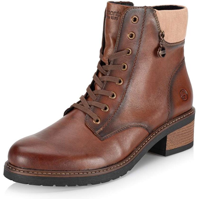 RIEKER Dámska členková obuv REMONTE D1A70-22 hnedá W4 44633452