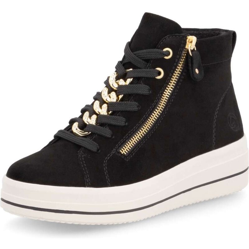 RIEKER Dámska členková obuv REMONTE D1C70-02 čierna W4 55294043