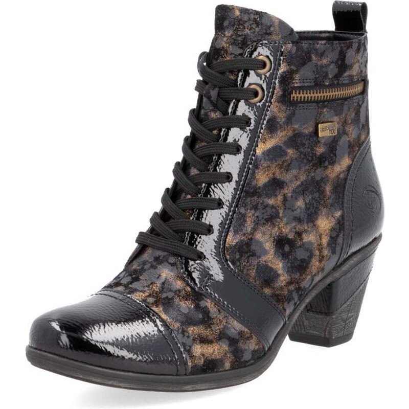 RIEKER Dámska členková obuv REMONTE D8797-91 čierna W4 55294085