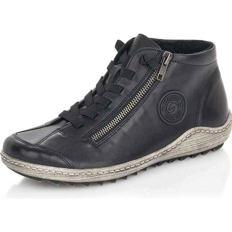 RIEKER Dámska členková obuv REMONTE R1498-01 čierna W5 17992255