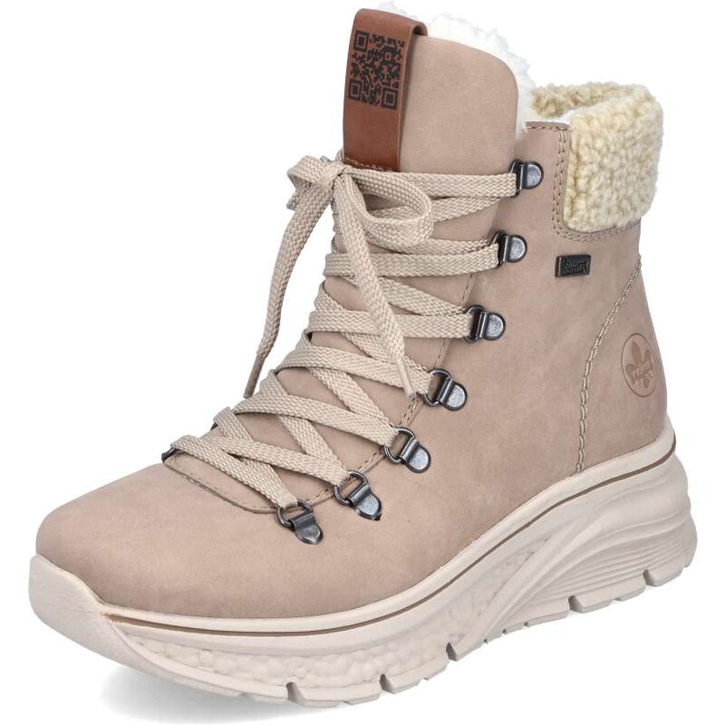 Dámska členková obuv RIEKER 48034-20 béžová W5 48557828