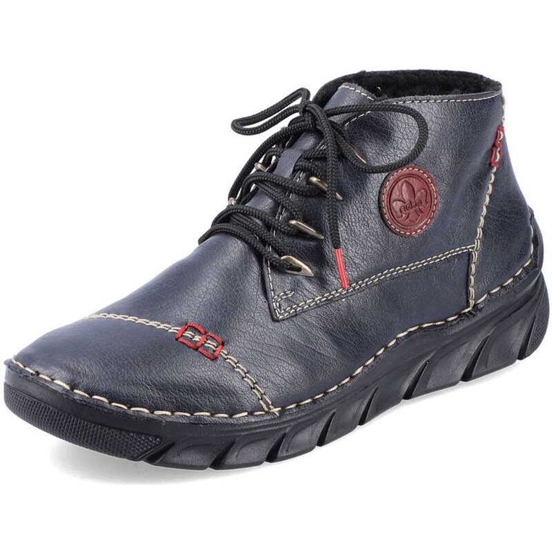 Dámska členková obuv RIEKER 55002-14 modrá W5 26237995