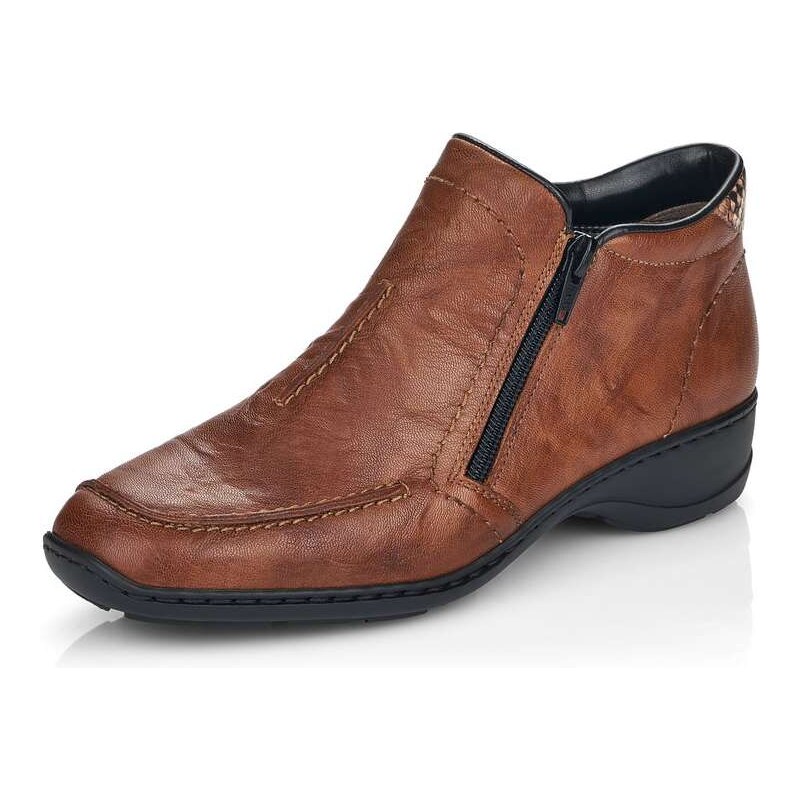 Dámska členková obuv RIEKER 58386-22 hnedá W5 26125765