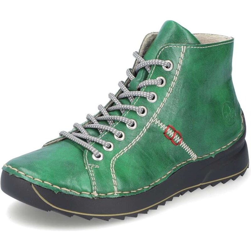 Dámska členková obuv RIEKER 71510-52 zelená W5 64356967