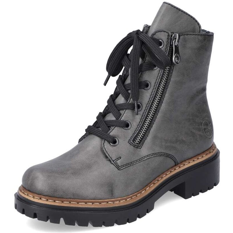 Dámska členková obuv RIEKER 72611-45 sivá W4 55294118