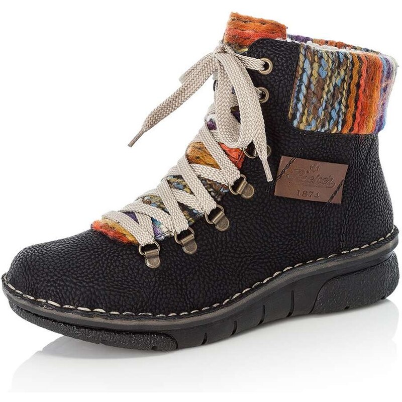 Dámska členková obuv RIEKER 73343-00 čierna W5 15563758