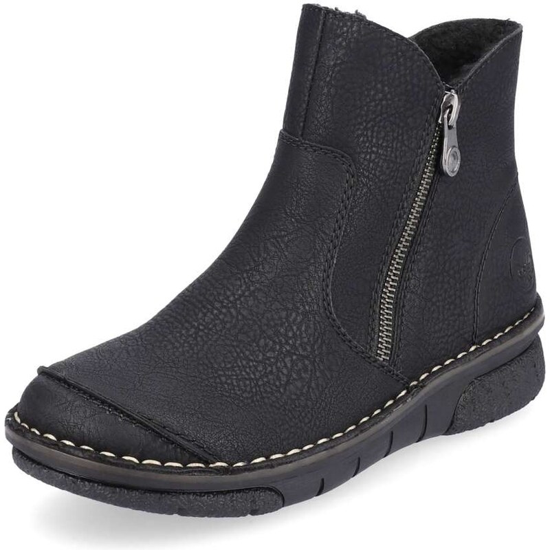 Dámska členková obuv RIEKER 73357-00 čierna W5 56020664