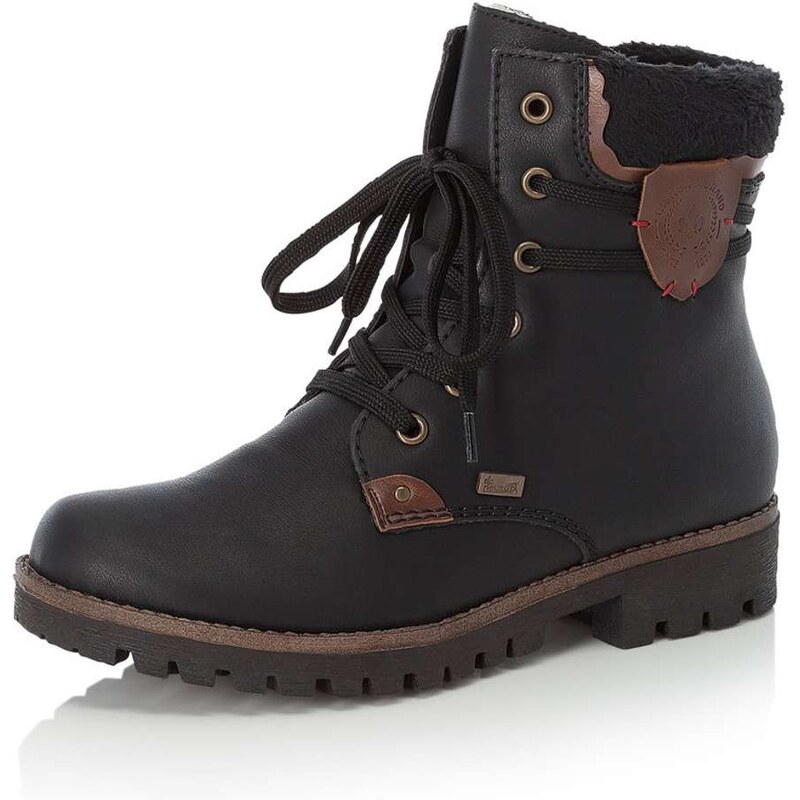 Dámska členková obuv RIEKER 785G5-02 čierna W4 15563797