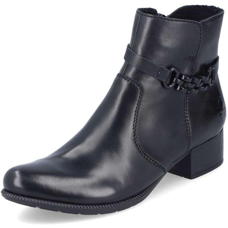 Dámska členková obuv RIEKER 78676-00 čierna W5 64354999