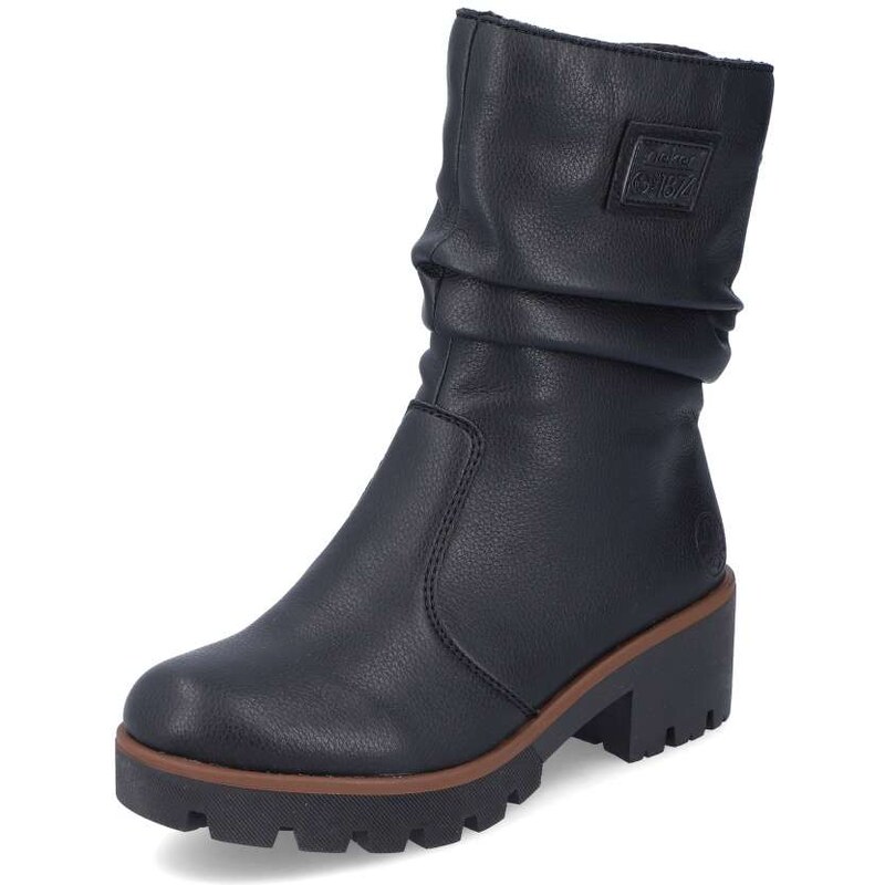 Dámska členková obuv RIEKER 79260-00 čierna W5 64355000