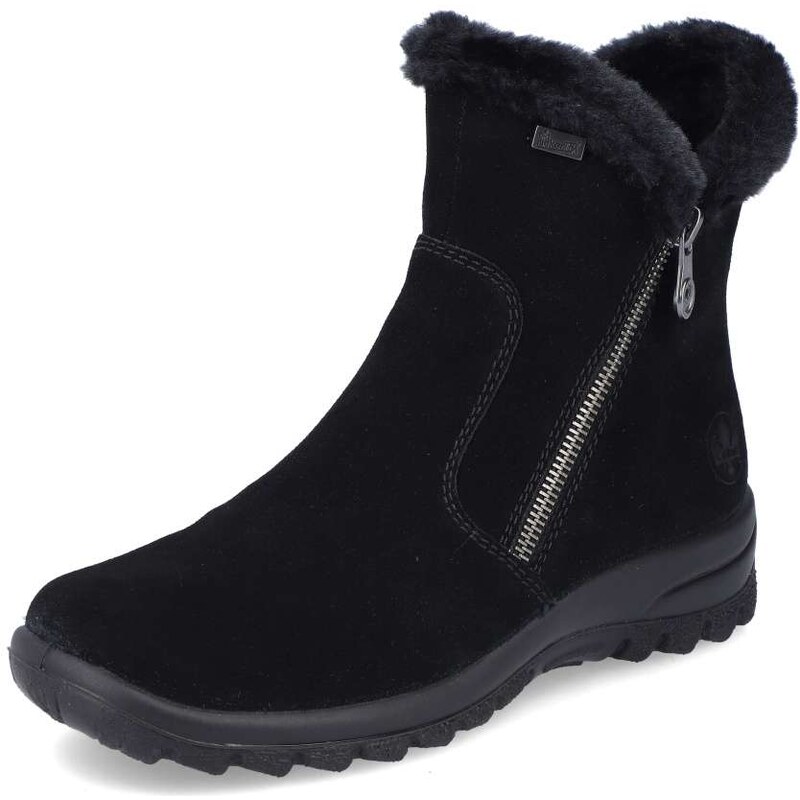 Dámska členková obuv RIEKER L7162-00 čierna W5 64355004