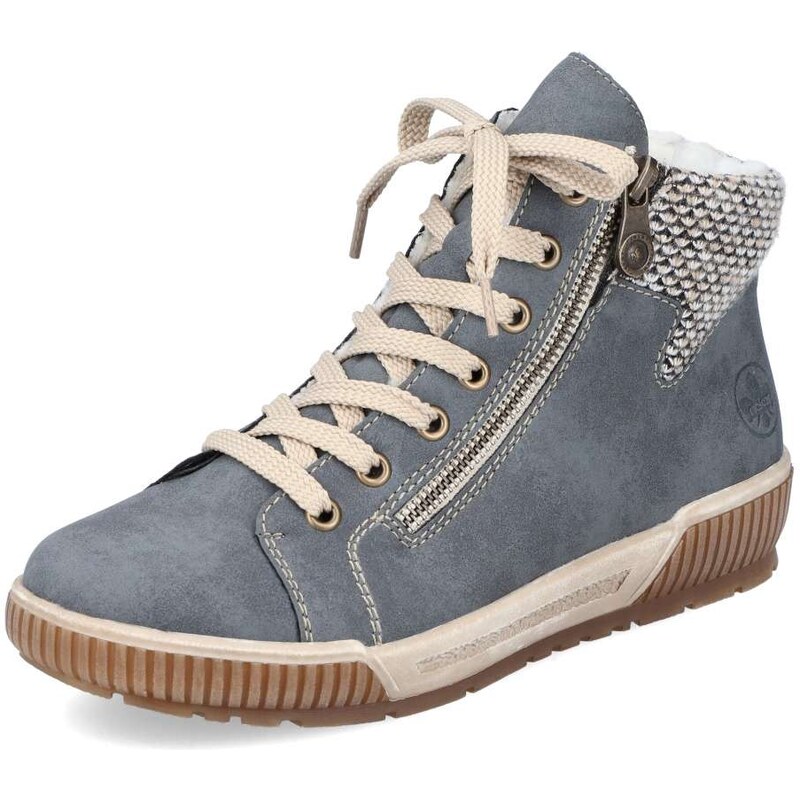 Dámska členková obuv RIEKER N0709-14 modrá W5 55393322