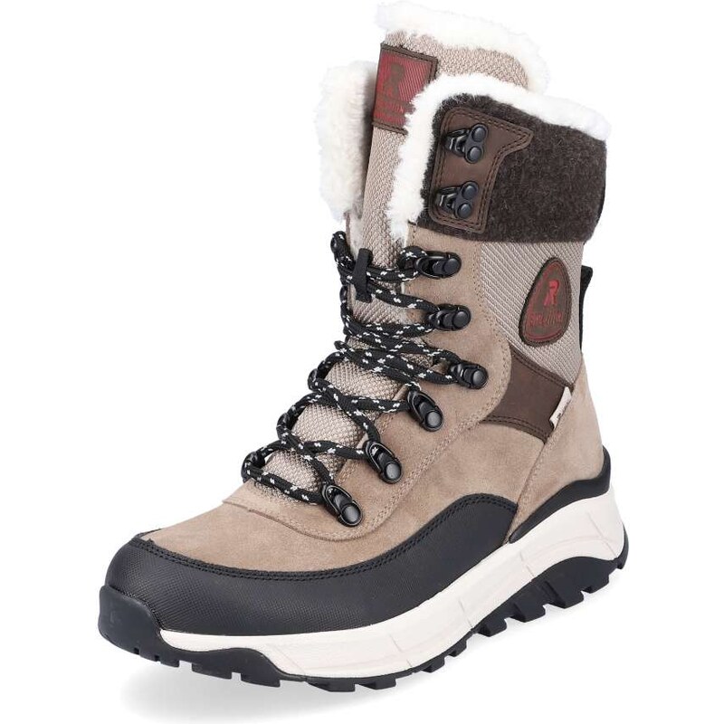 Dámska členková obuv RIEKER REVOLUTION W0066-64 béžová W4 36086425