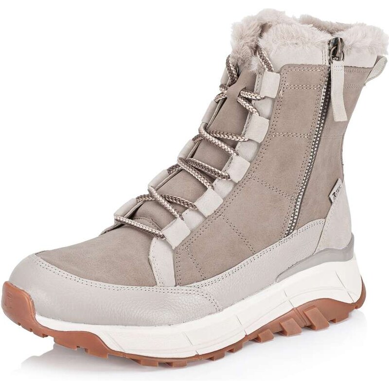 Dámska členková obuv RIEKER REVOLUTION W0071-20 béžová W4 55393331