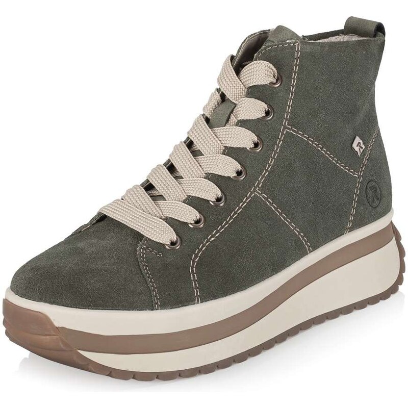 Dámska členková obuv RIEKER REVOLUTION W0960-54 zelená W4 44479572