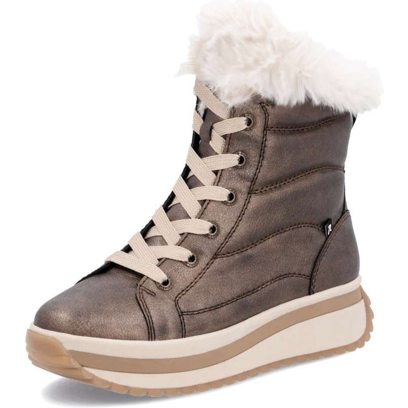 Dámska členková obuv RIEKER REVOLUTION W0963-90 hnedá W4 55294160