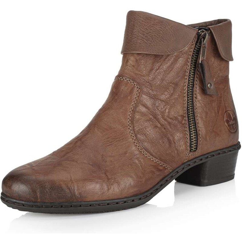 Dámska členková obuv RIEKER Y07A8-22 hnedá W5 15564078