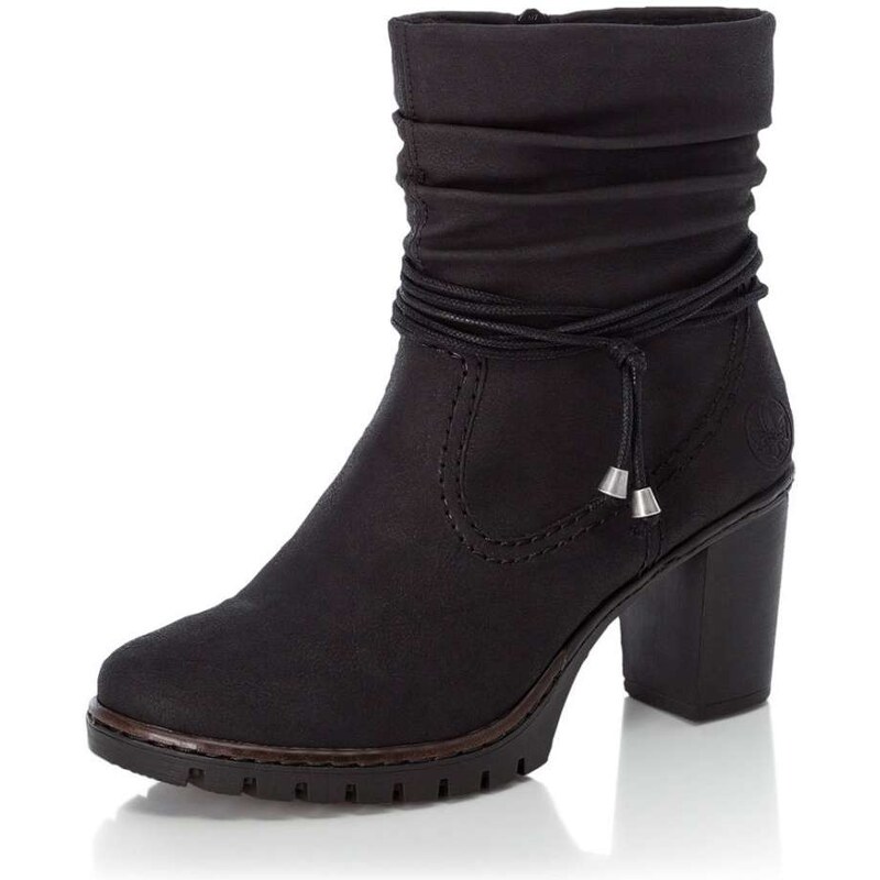 Dámska členková obuv RIEKER Y2591-01 čierna W5 15564094