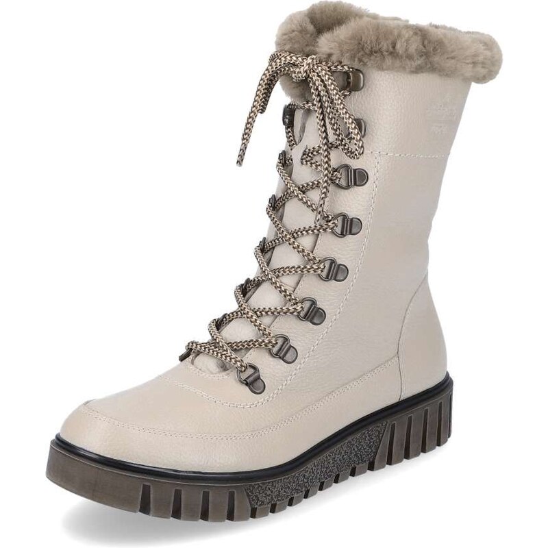 Dámska členková obuv RIEKER Y3405-60 béžová W5 35767776