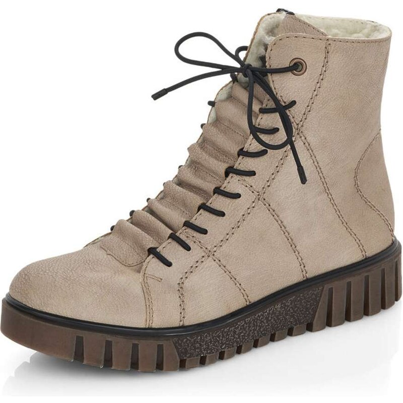 Dámska členková obuv RIEKER Y3420-60 béžová W4 15564097