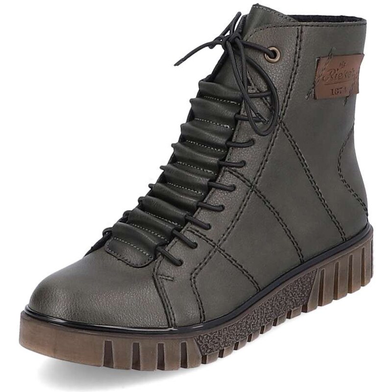 Dámska členková obuv RIEKER Y3421-52 zelená W4 44428704