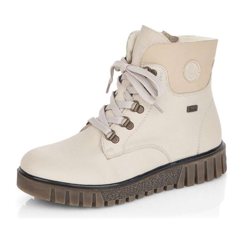 Dámska členková obuv RIEKER Y3433-60 béžová W5 18568158