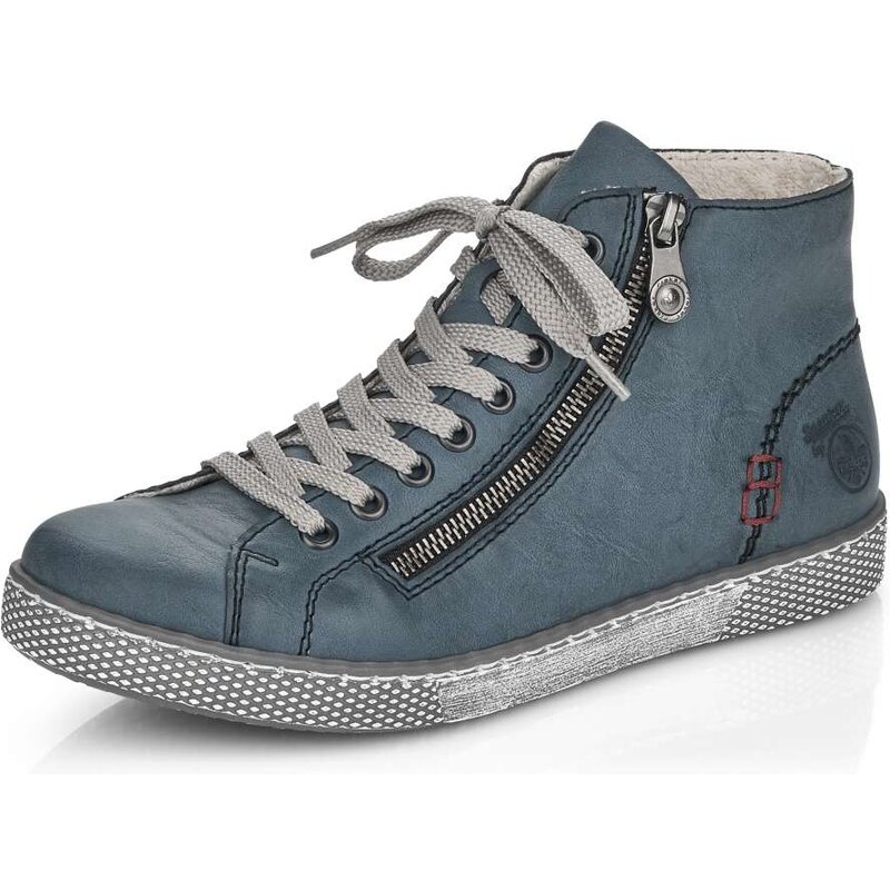 Dámska členková obuv RIEKER Z1221-14 modrá W5 18136087